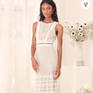 White lace Lulu's dress